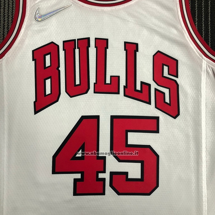 Maglia Chicago Bulls Michael Jordan #45 Association 2021 Bianco
